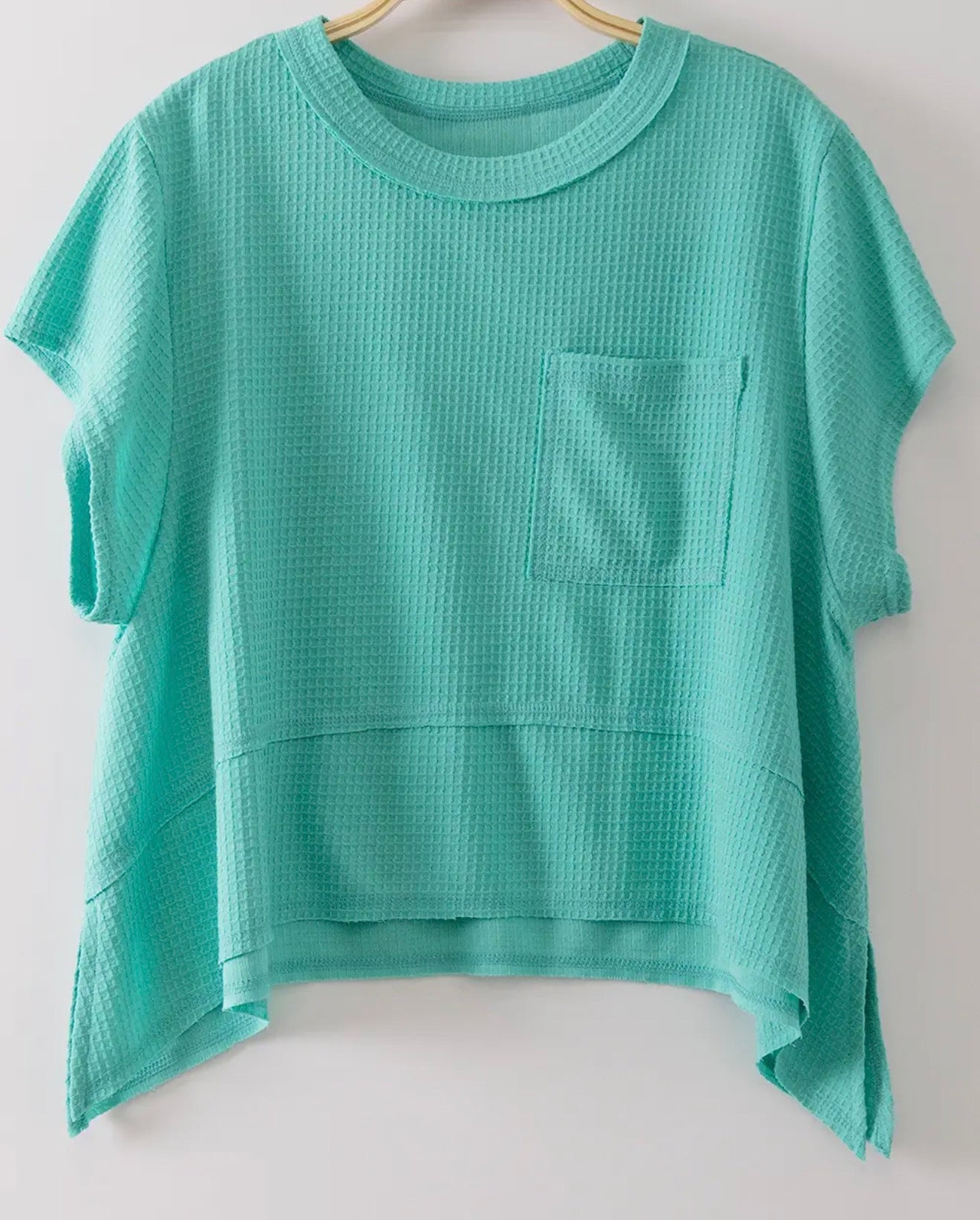 Waffle Knit Top