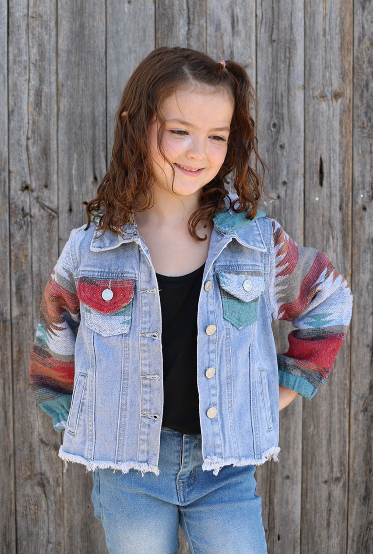 Kids Aztec button up