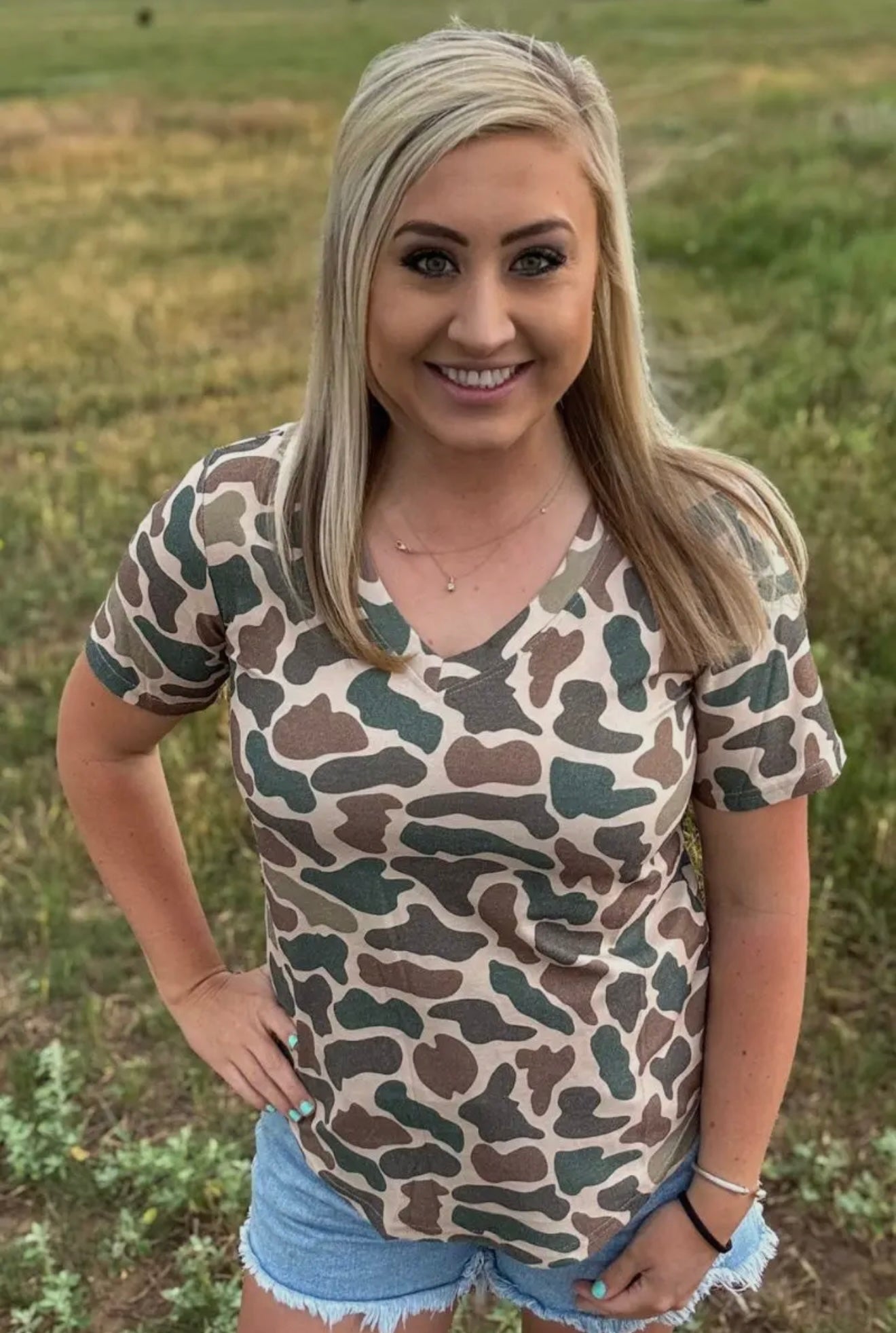 Camo tee