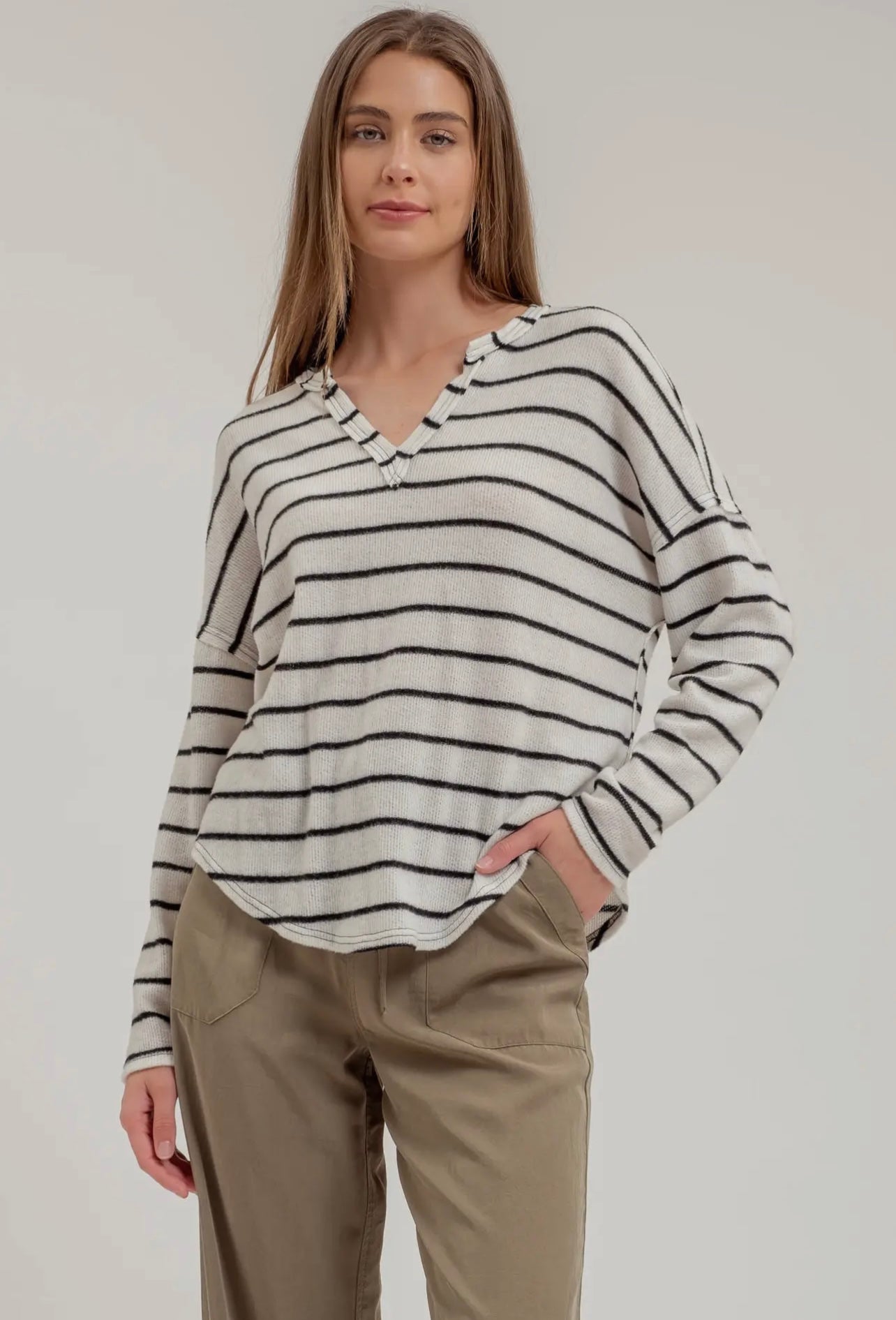 Striped long sleeve