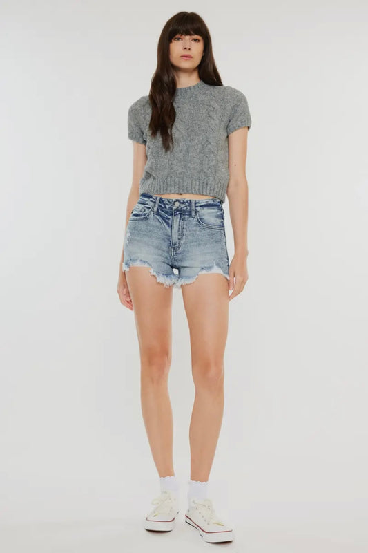 Kancan distressed shorts