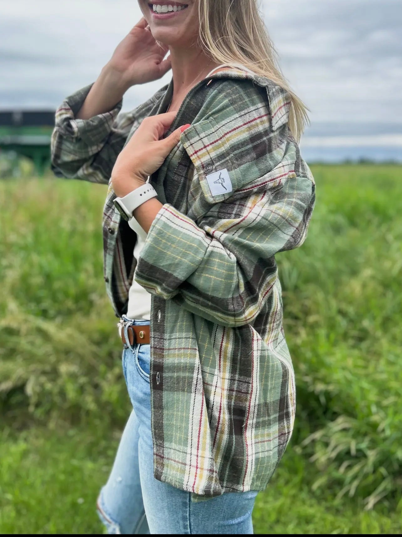 Green flannel