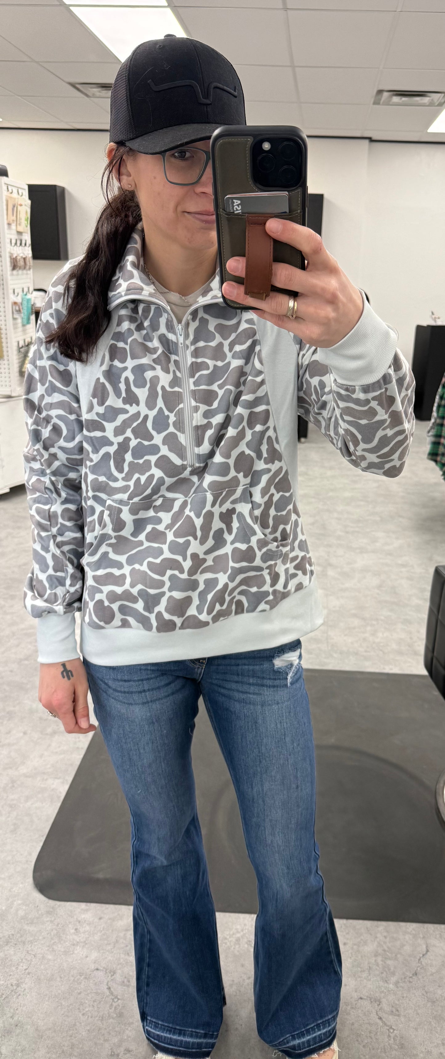 Camo Pull over
