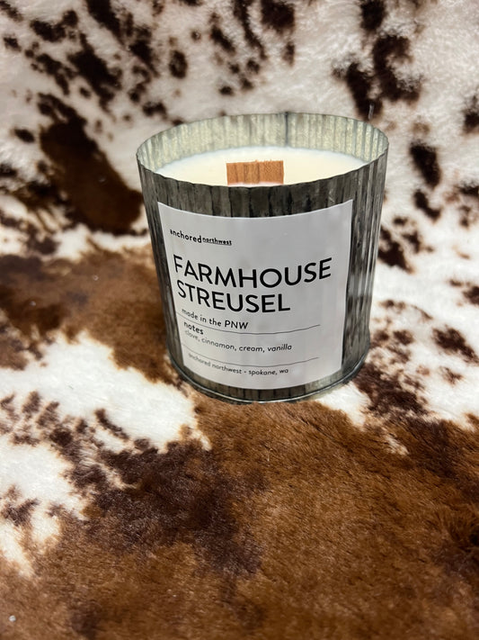 Farmhouse streusel candle