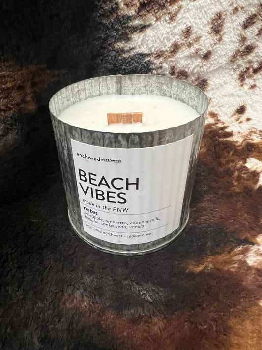 Beach vibes candle