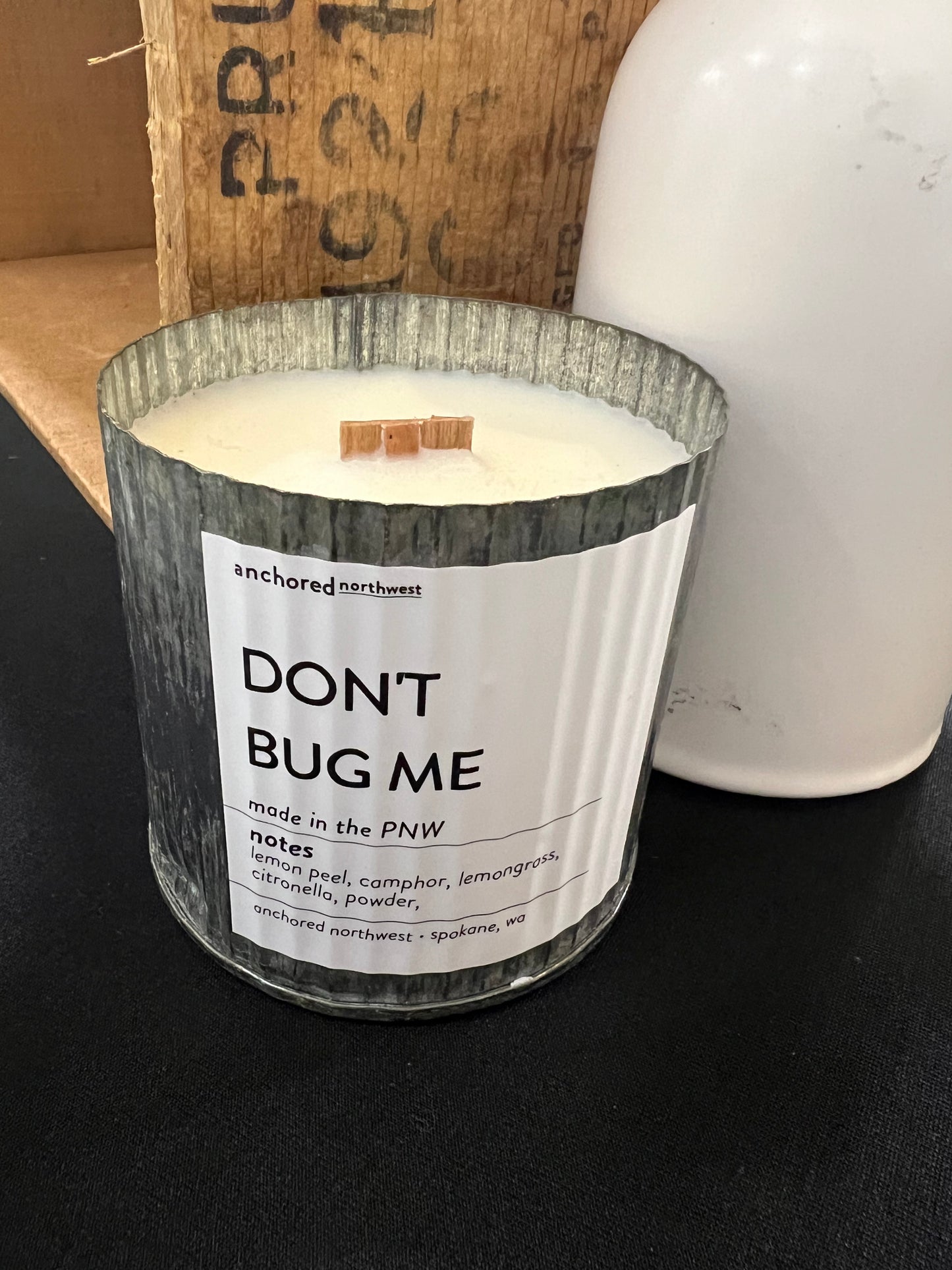 Don’t bug me citronella candle